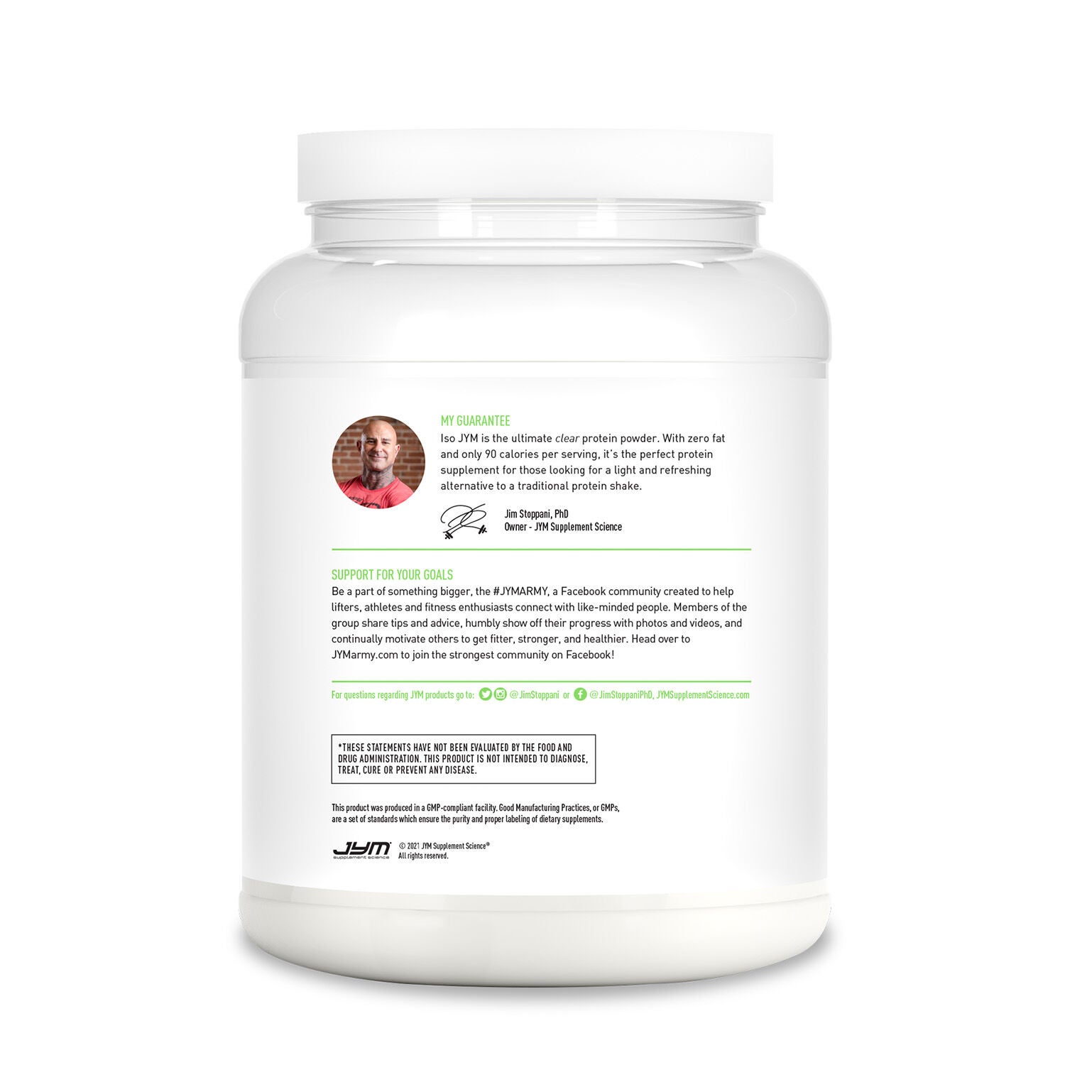 Iso Jym Clear Whey Protein Isolate